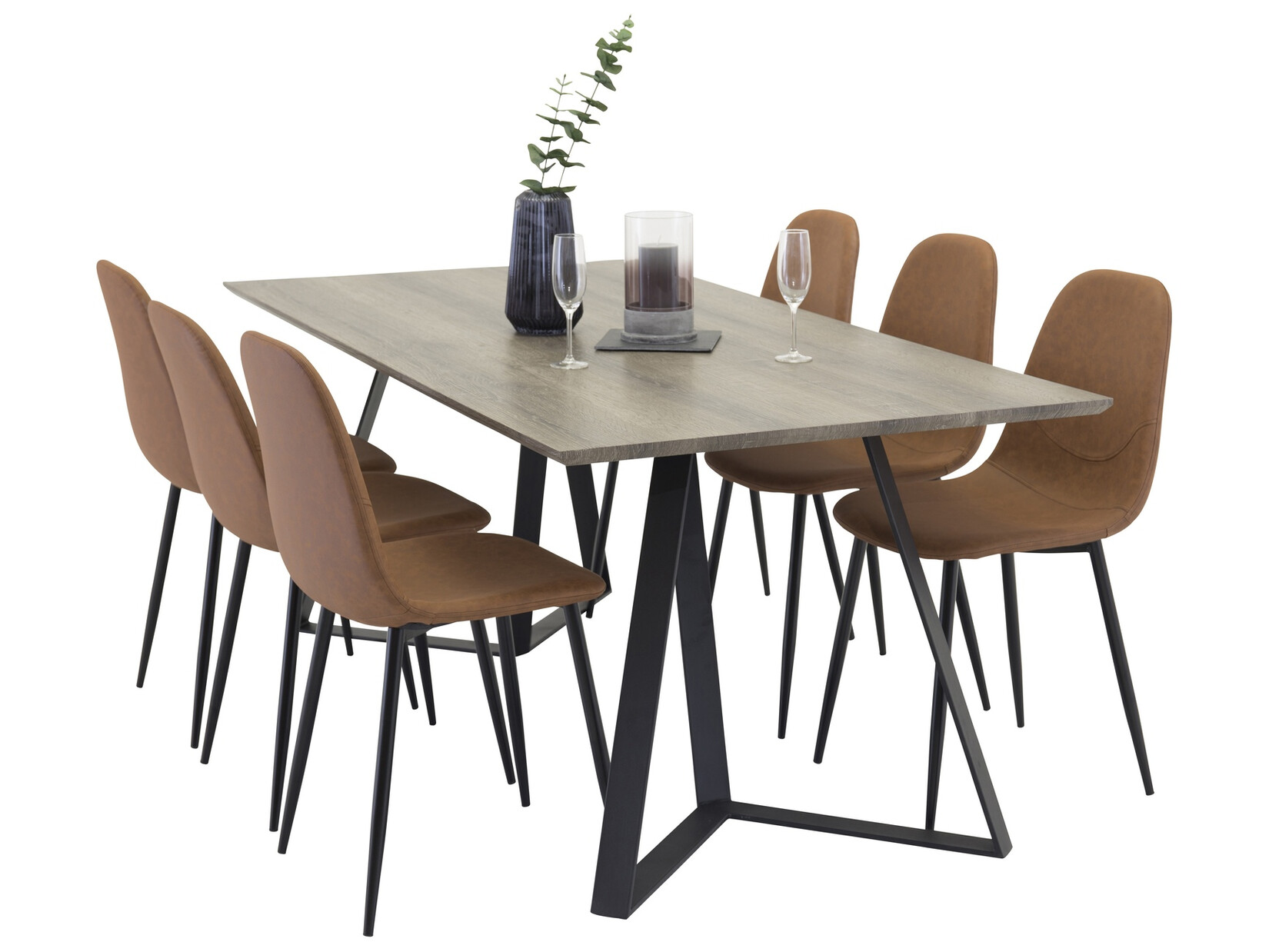 Blagovaonski set Dallas 1353 (Smeđa + Crna)