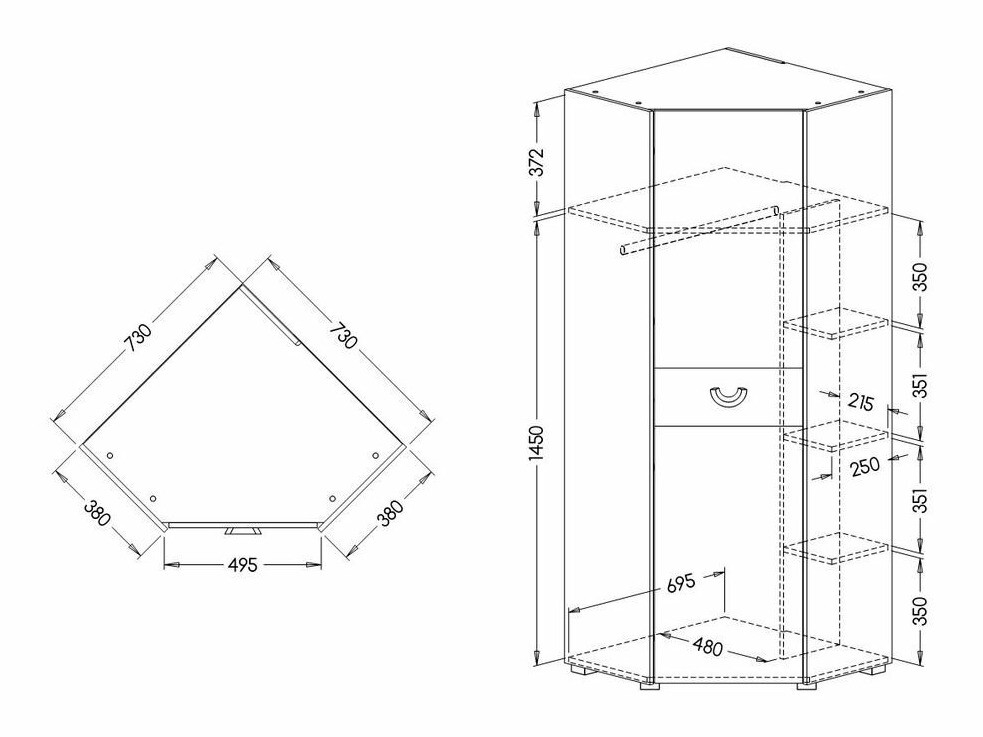 Kutni ormar Lomteo 106