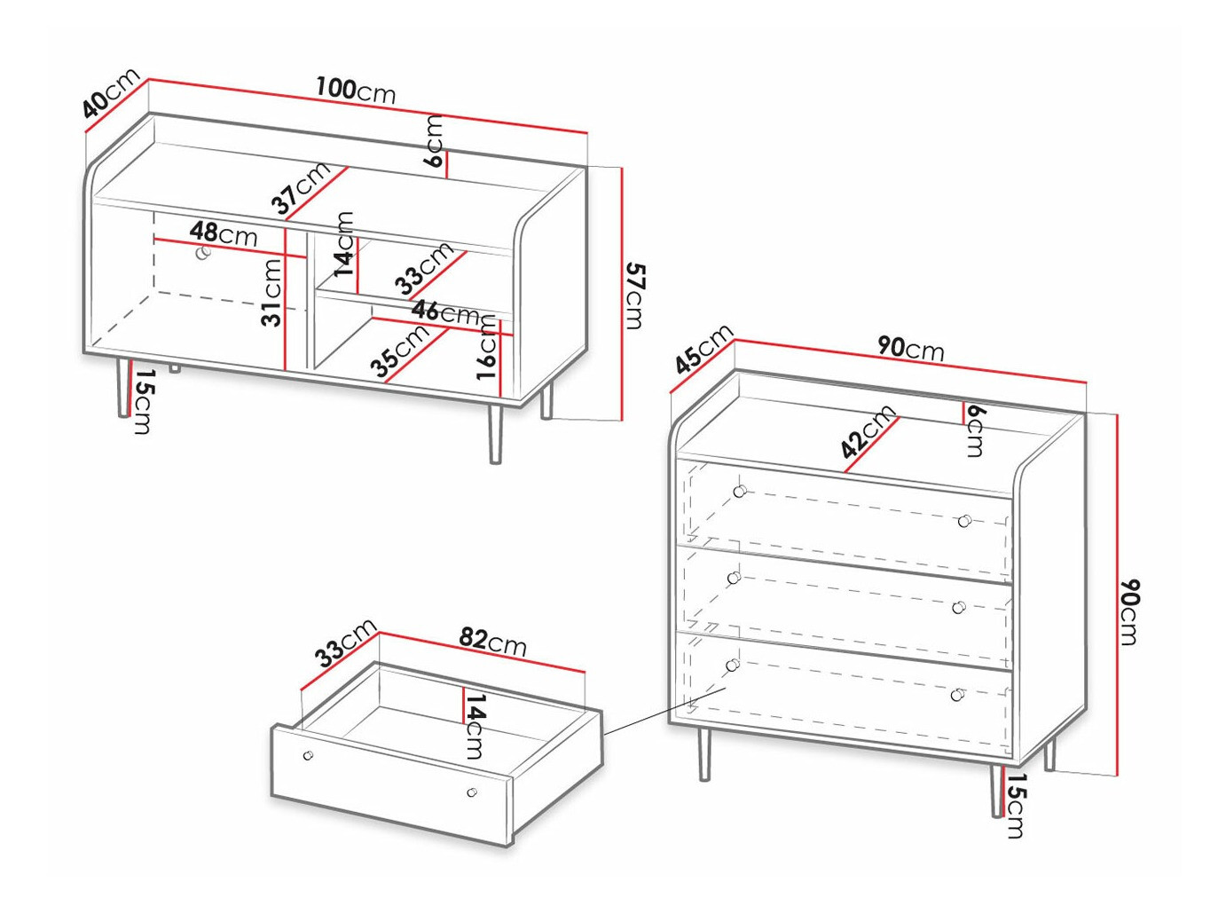 Set za dnevni boravak Ferenou 114