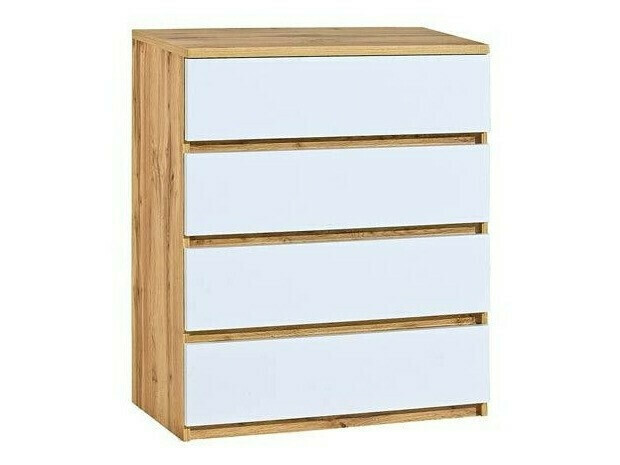 Komoda Evaropha 104 (Hrast Wotan + Bijela)