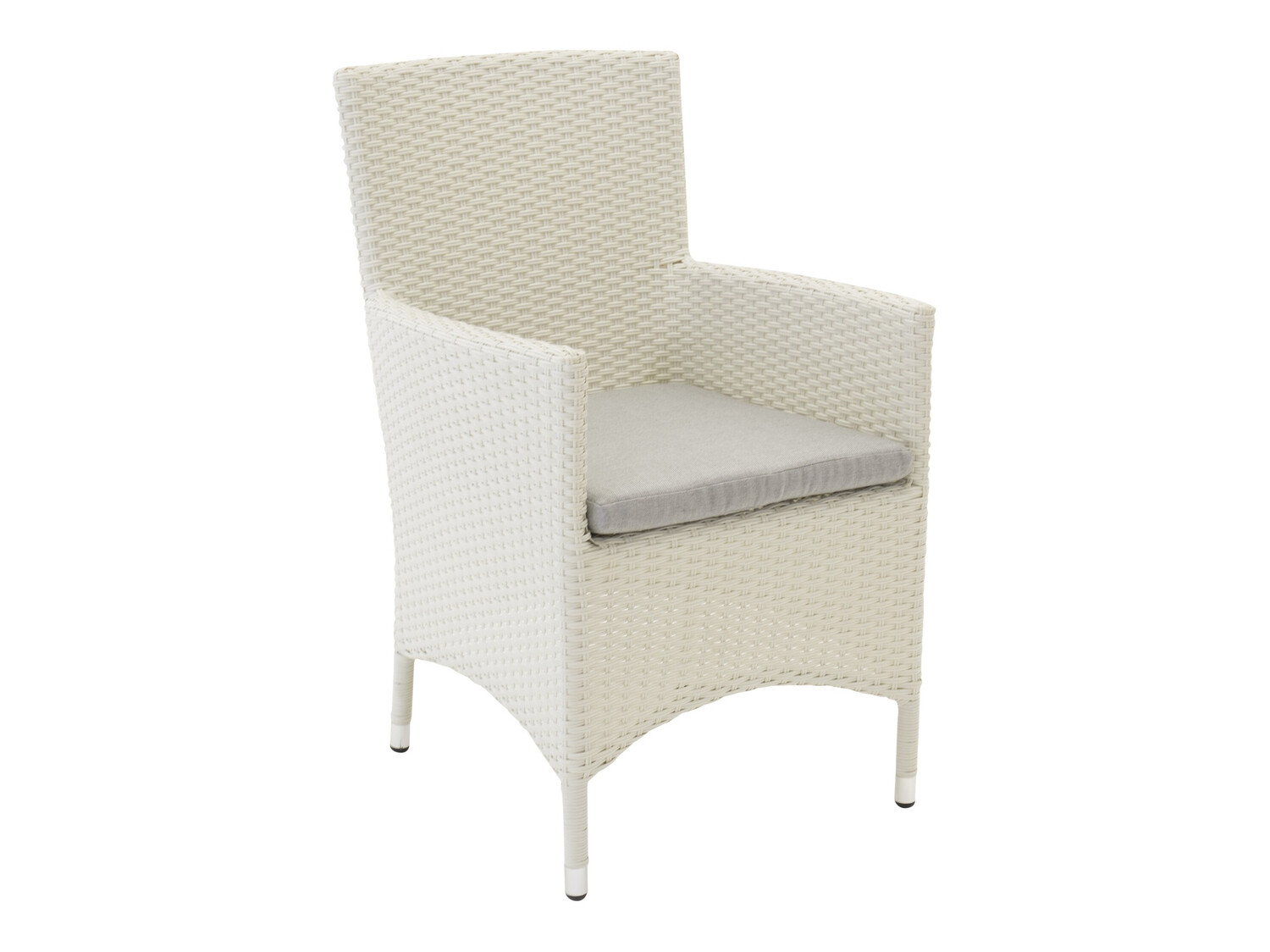 Vrtna fotelja Dallas 739 (Bijela + Siva)