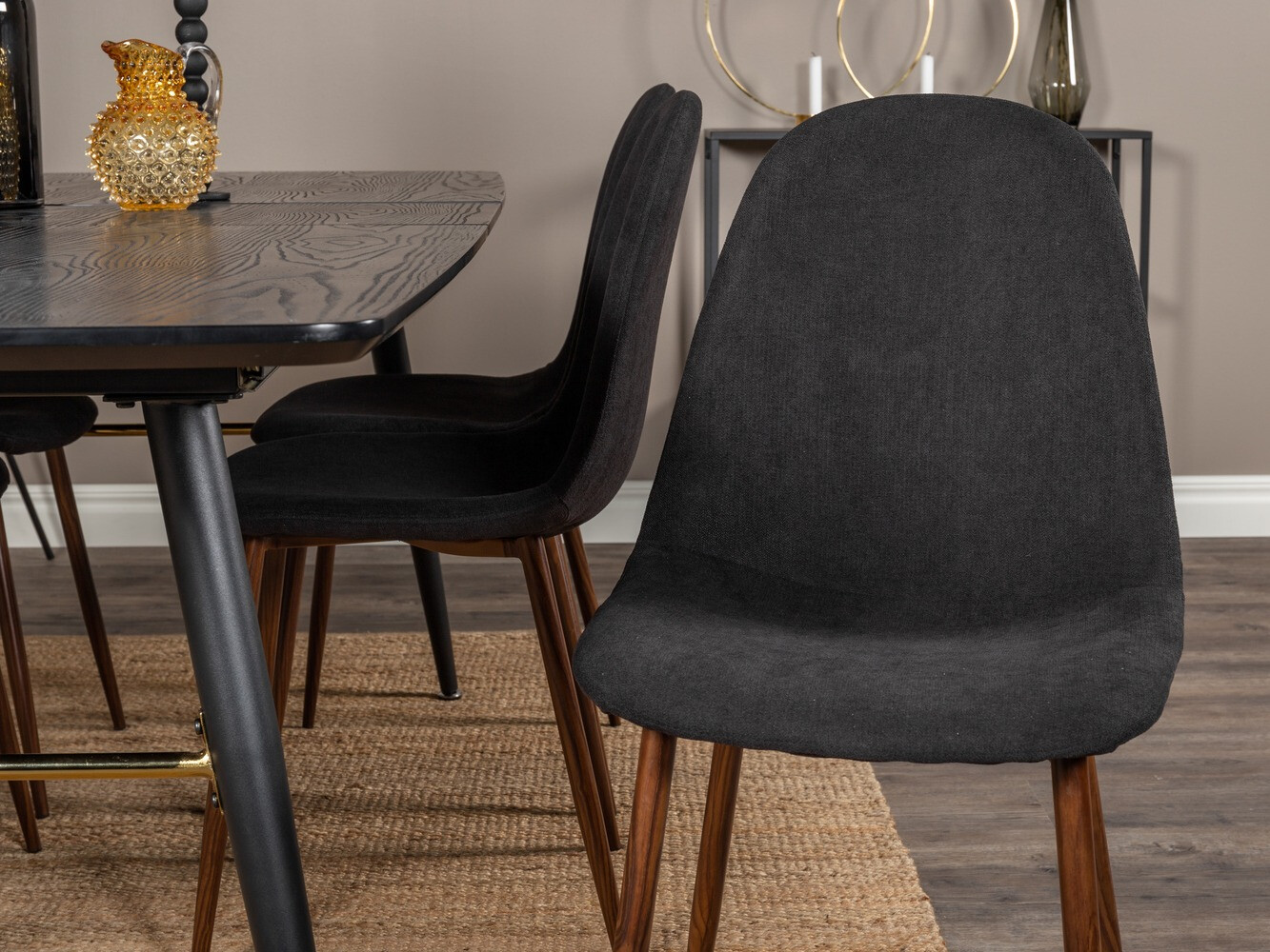 Blagovaonski set Dallas 1443 (Crna + Orah)