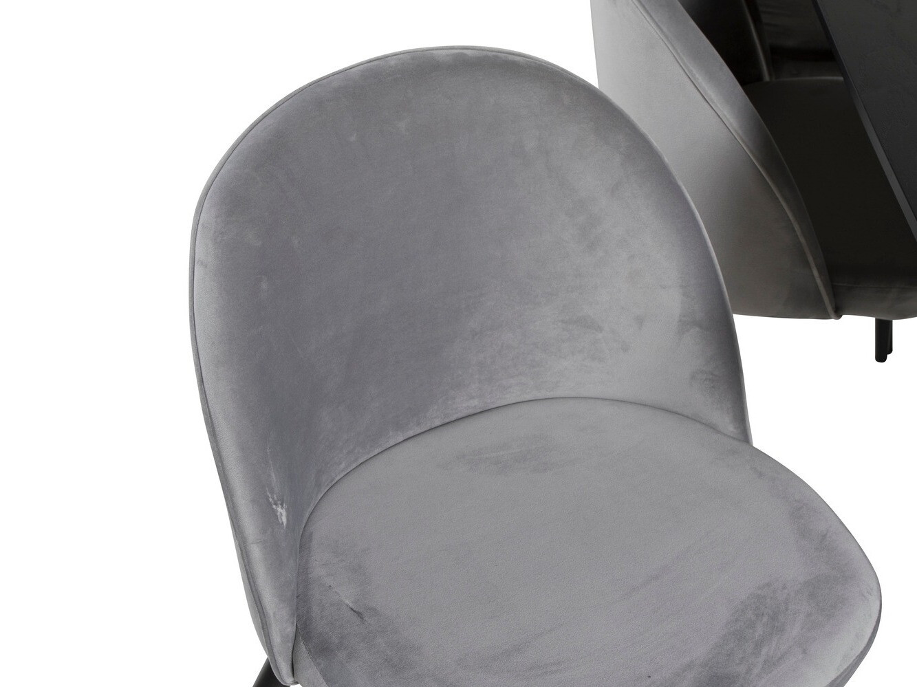 Blagovaonski set Dallas 1449 (Svijetlo siva + Crna)