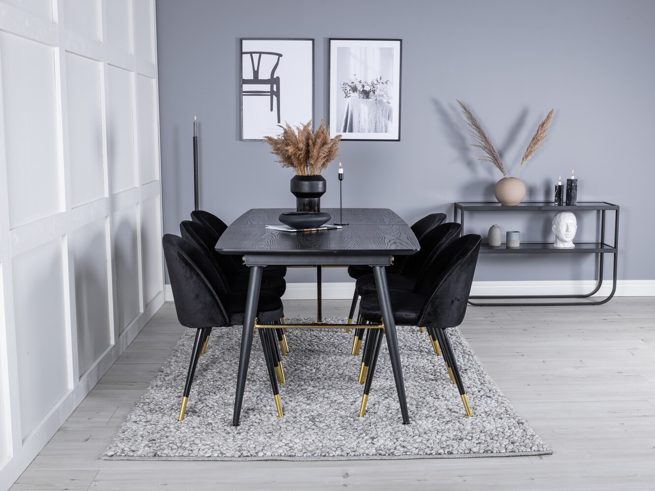 Blagovaonski set Dallas 1451 (Crna)