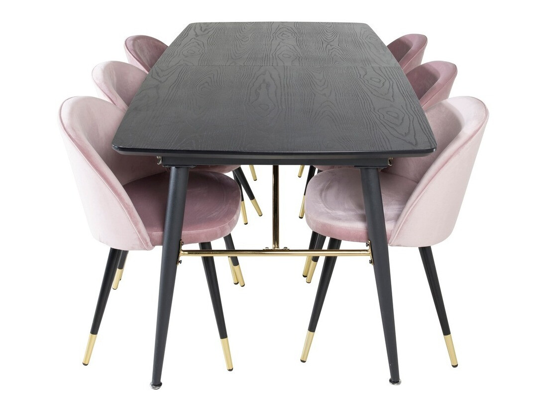 Blagovaonski set Dallas 1451 (Ružičasta + Crna)