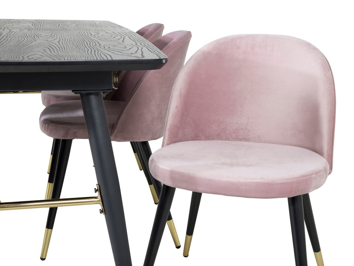 Blagovaonski set Dallas 1451 (Ružičasta + Crna)