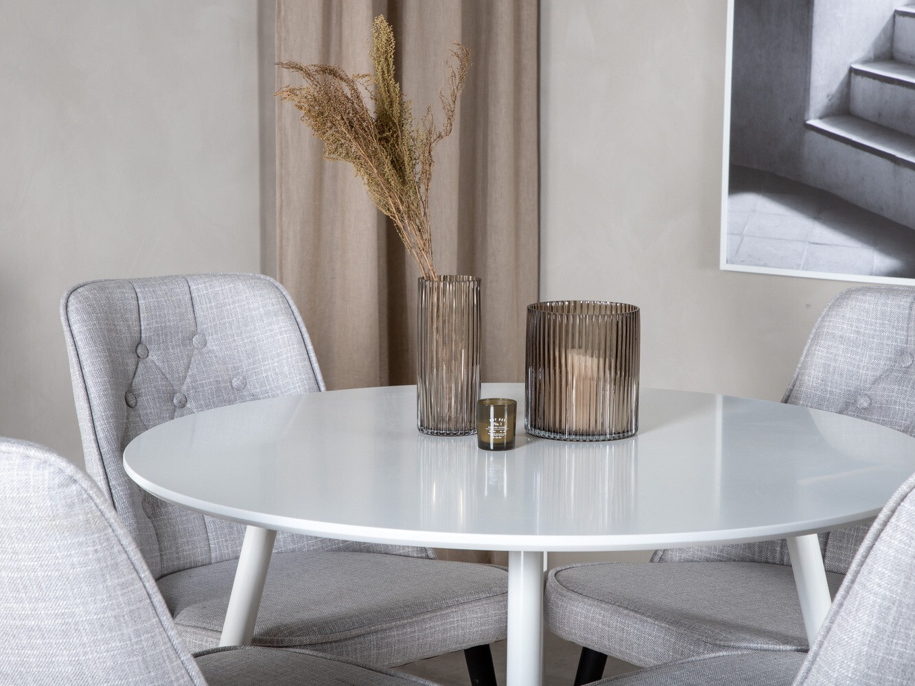 Blagovaonski set Dallas 1535 (Siva + Crna)