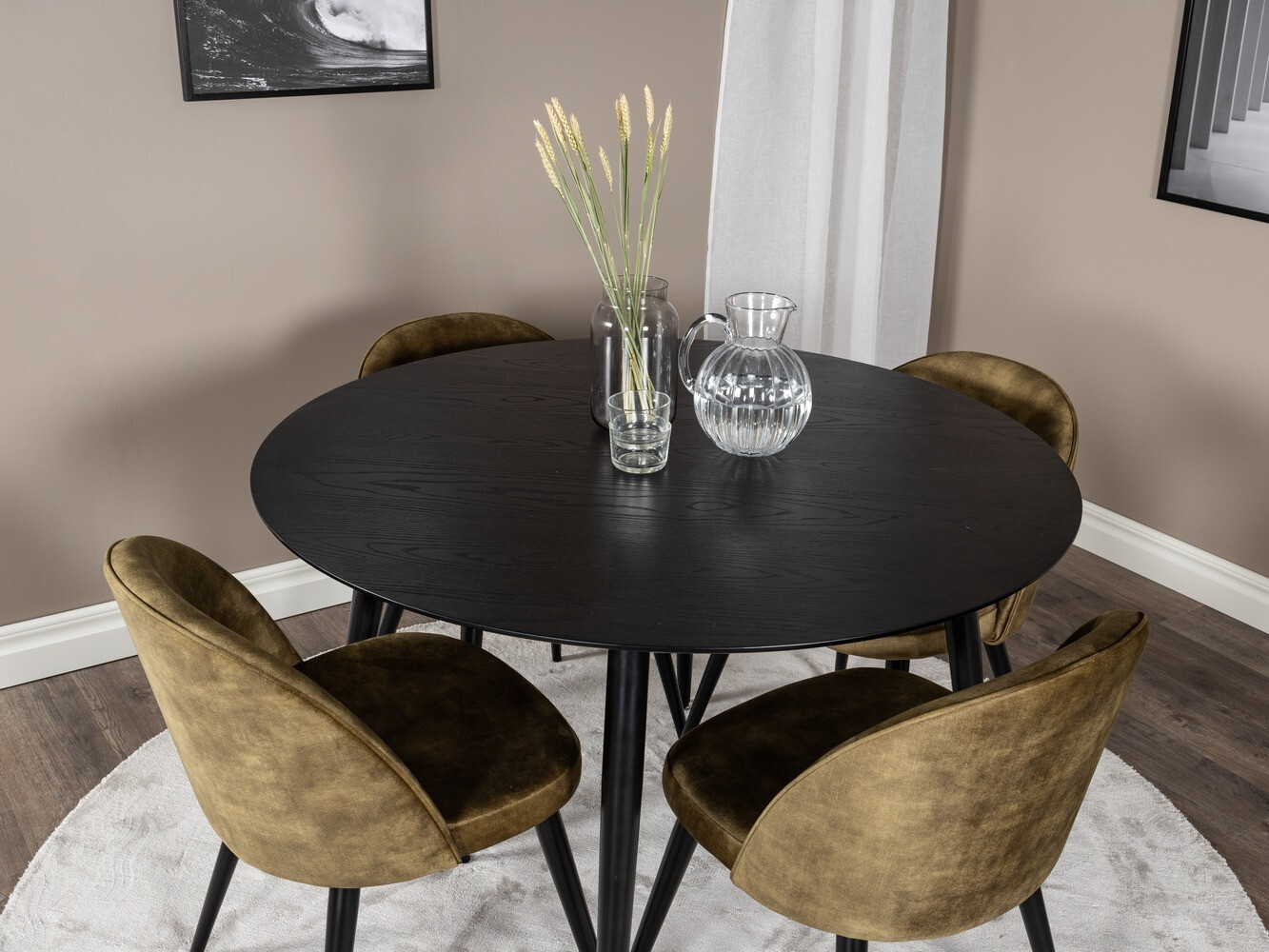 Blagovaonski set Dallas 1559 (Zagasito zelena + Crna)