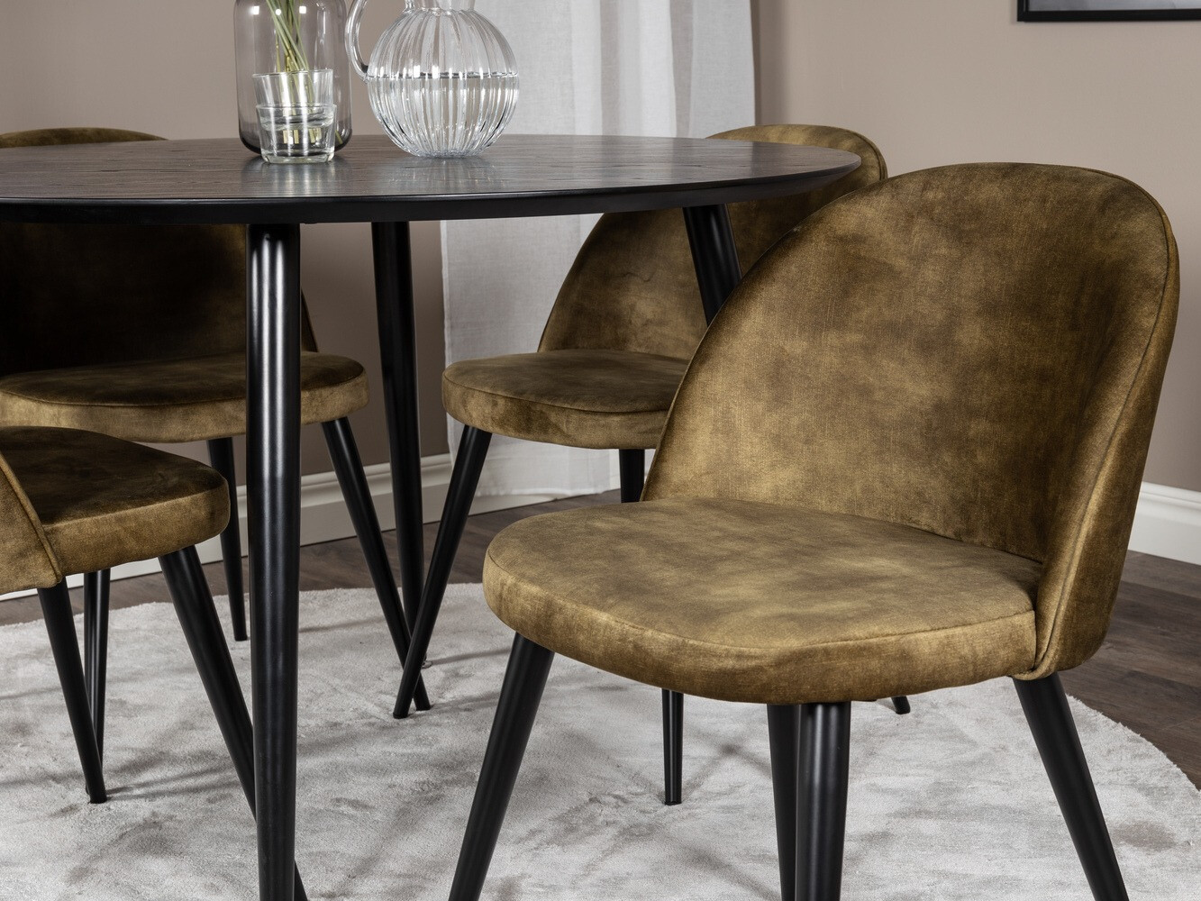 Blagovaonski set Dallas 1559 (Zagasito zelena + Crna)