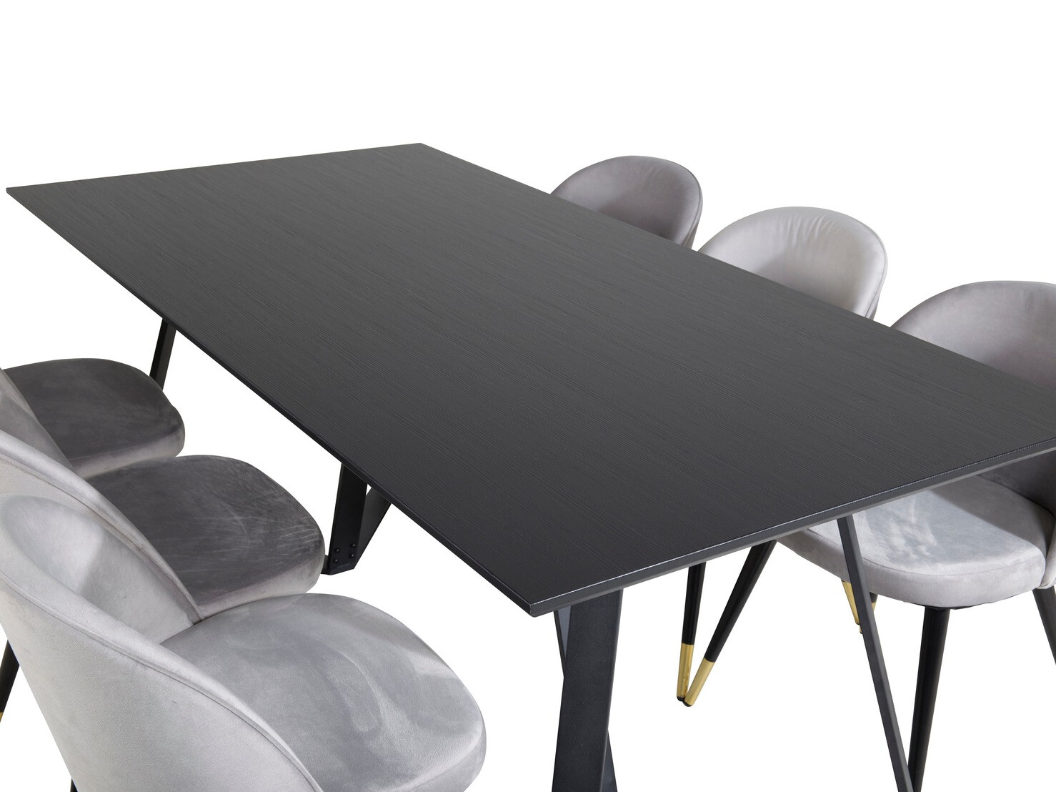 Blagovaonski set Dallas 1583 (Siva + Crna)