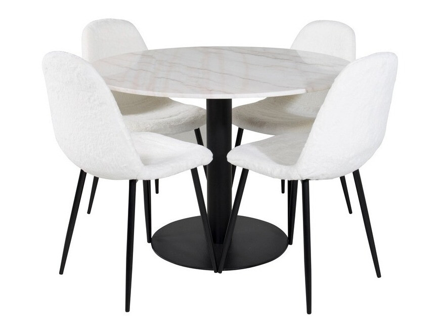 Blagovaonski set Dallas 1613 (Bijela + Crna)