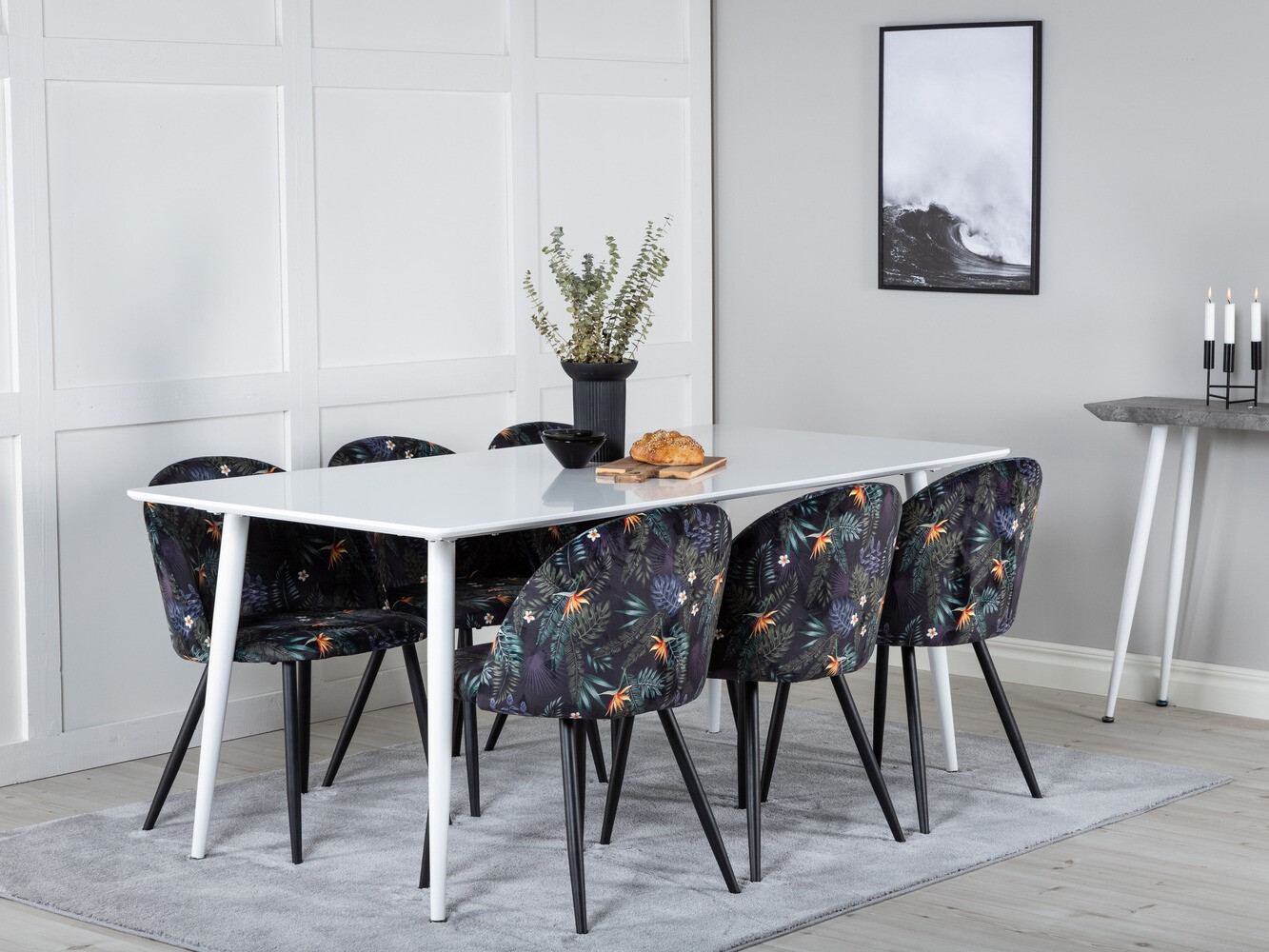 Blagovaonski set Dallas 1624 (Cvjetni uzorak)