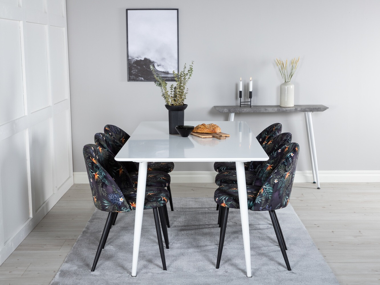 Blagovaonski set Dallas 1624 (Cvjetni uzorak)