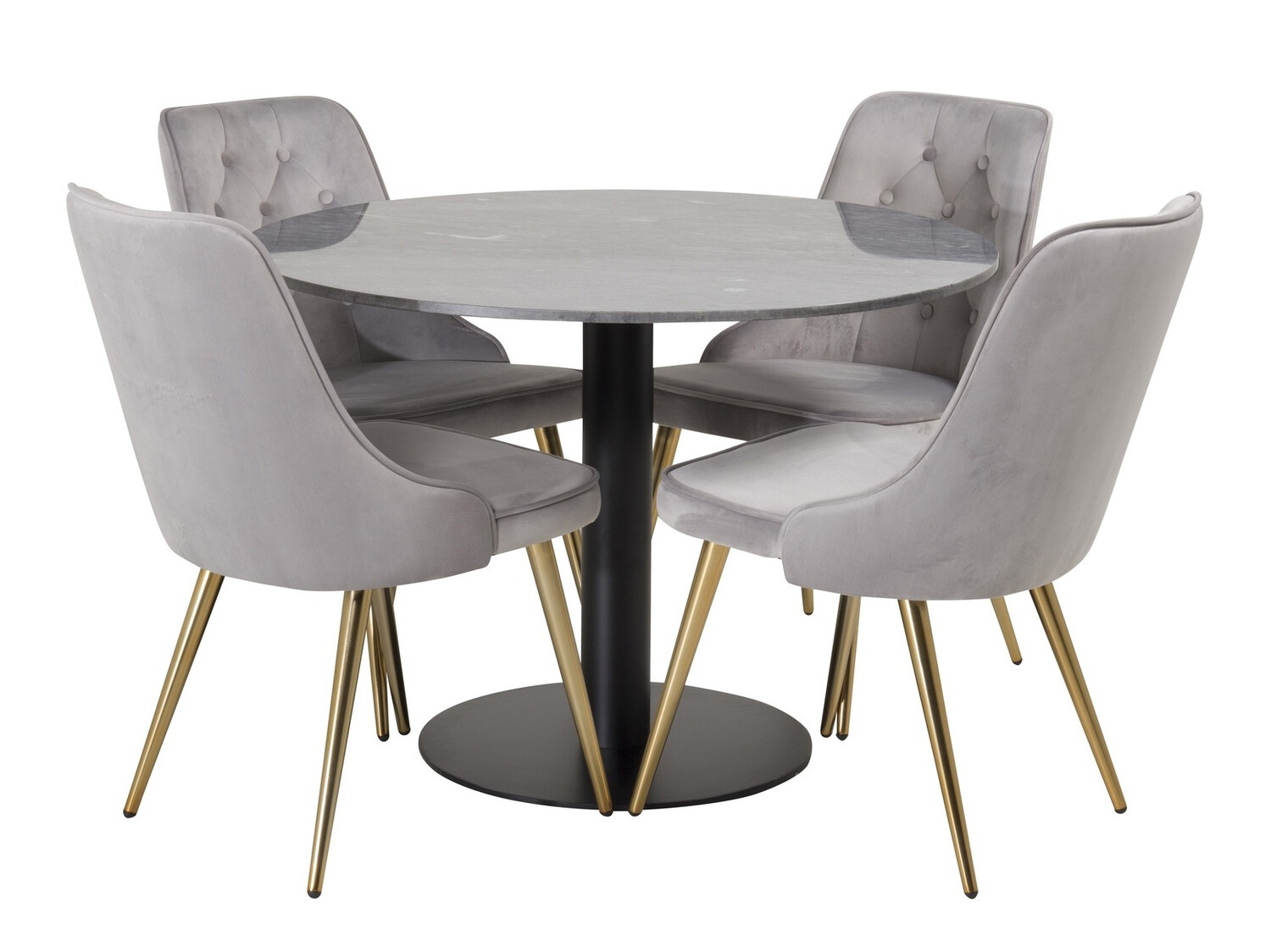 Blagovaonski set Dallas 1627 (Siva)