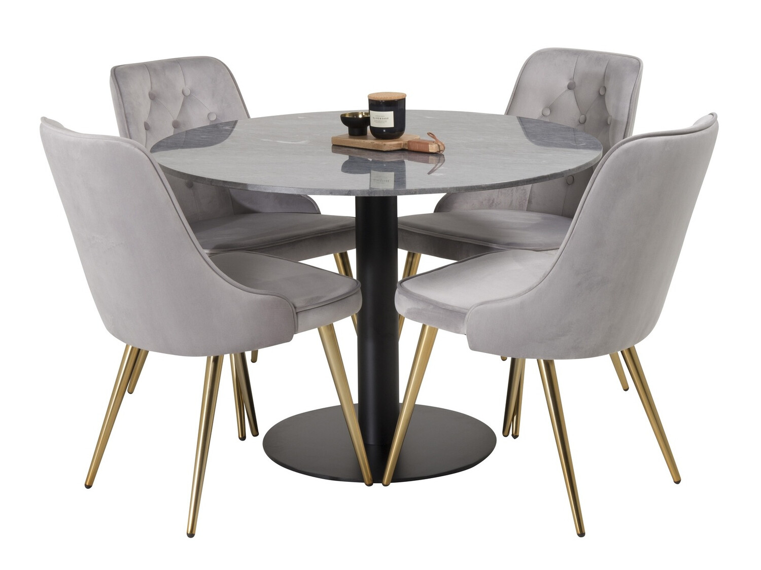 Blagovaonski set Dallas 1627 (Siva)