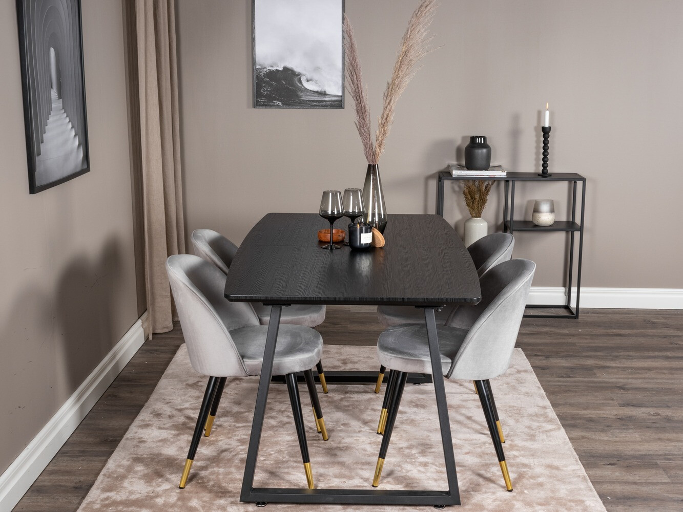 Blagovaonski set Dallas 1631 (Siva)