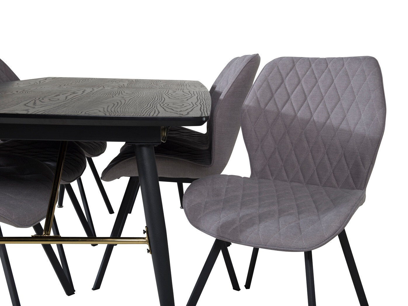 Blagovaonski set Dallas 1647 (Siva + Crna)