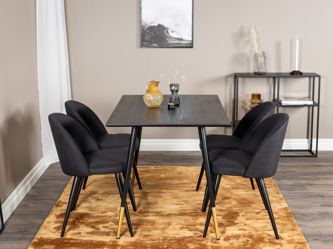 Blagovaonski set Dallas 1692 (Crna)