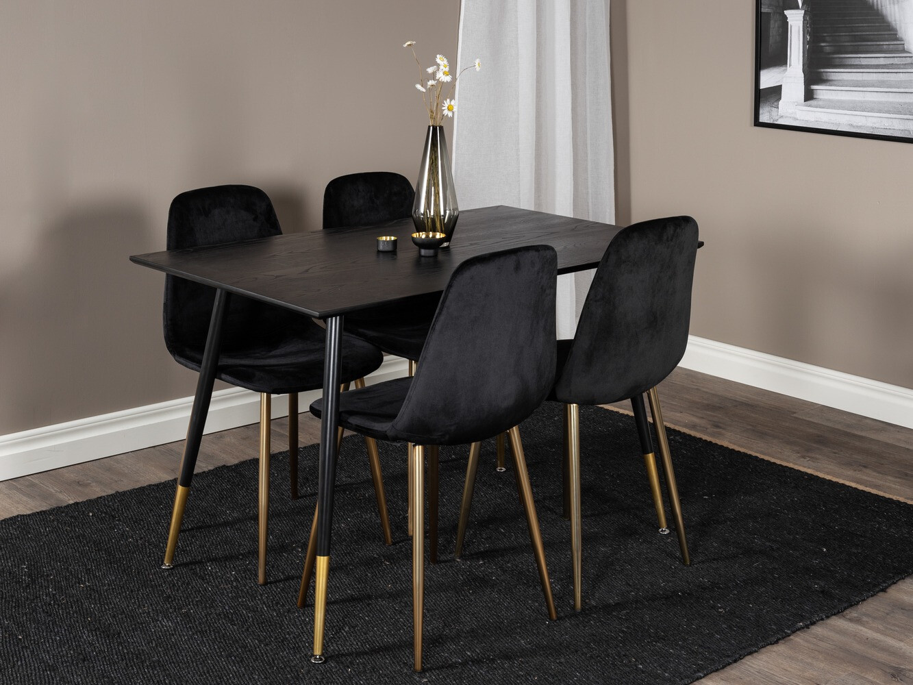 Blagovaonski set Dallas 1693 (Crna)