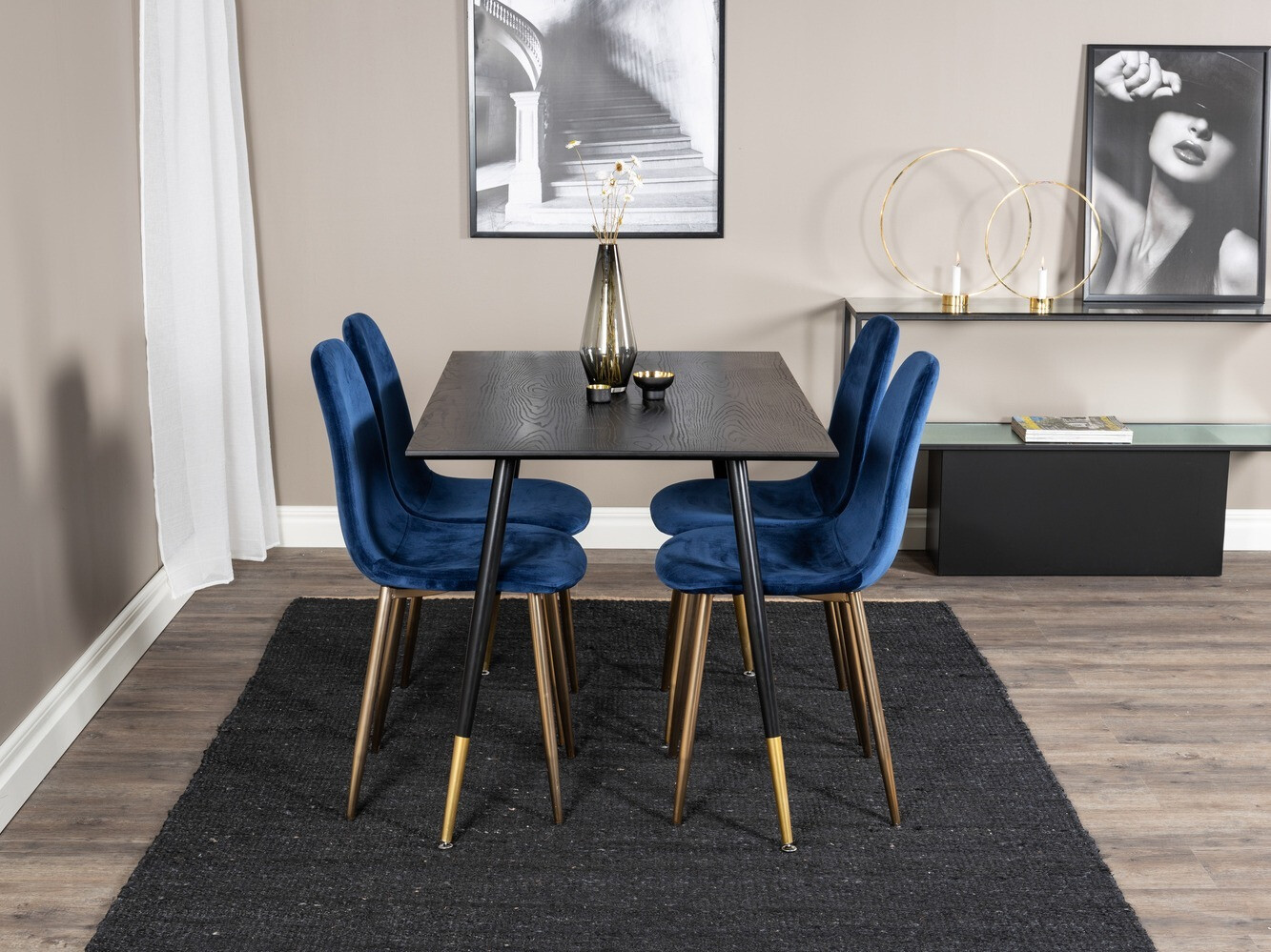 Blagovaonski set Dallas 1693 (Plava + zlatna)