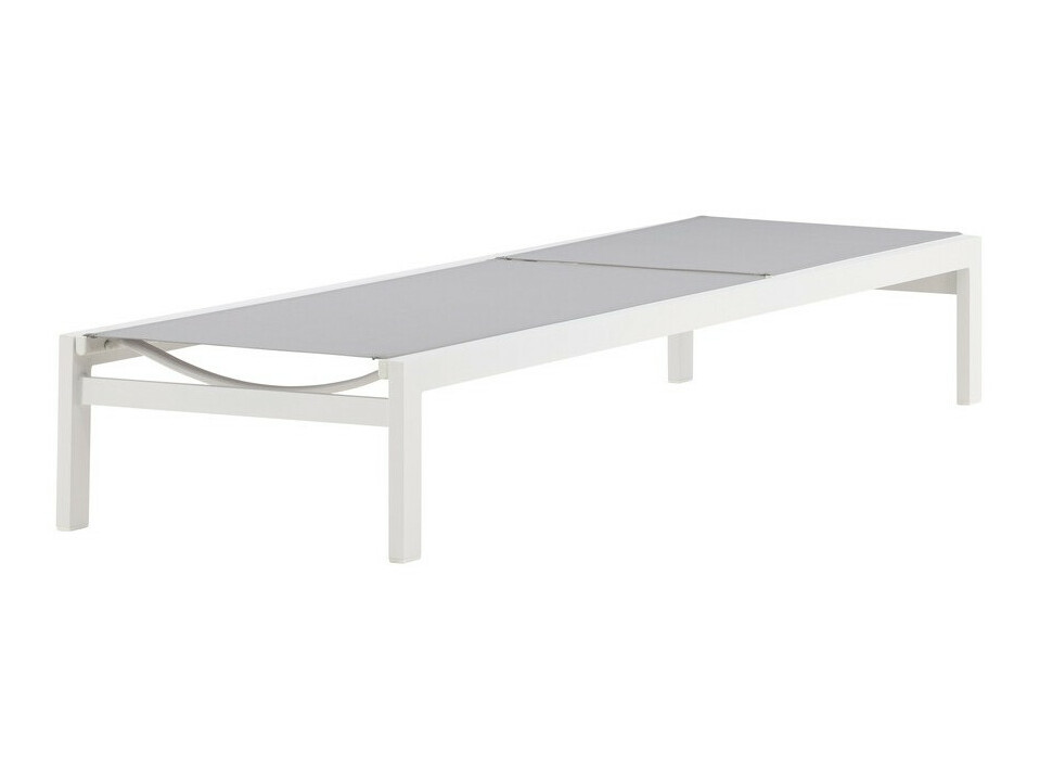 Vrtna ležaljka Dallas 2314 (Bijela + Siva)