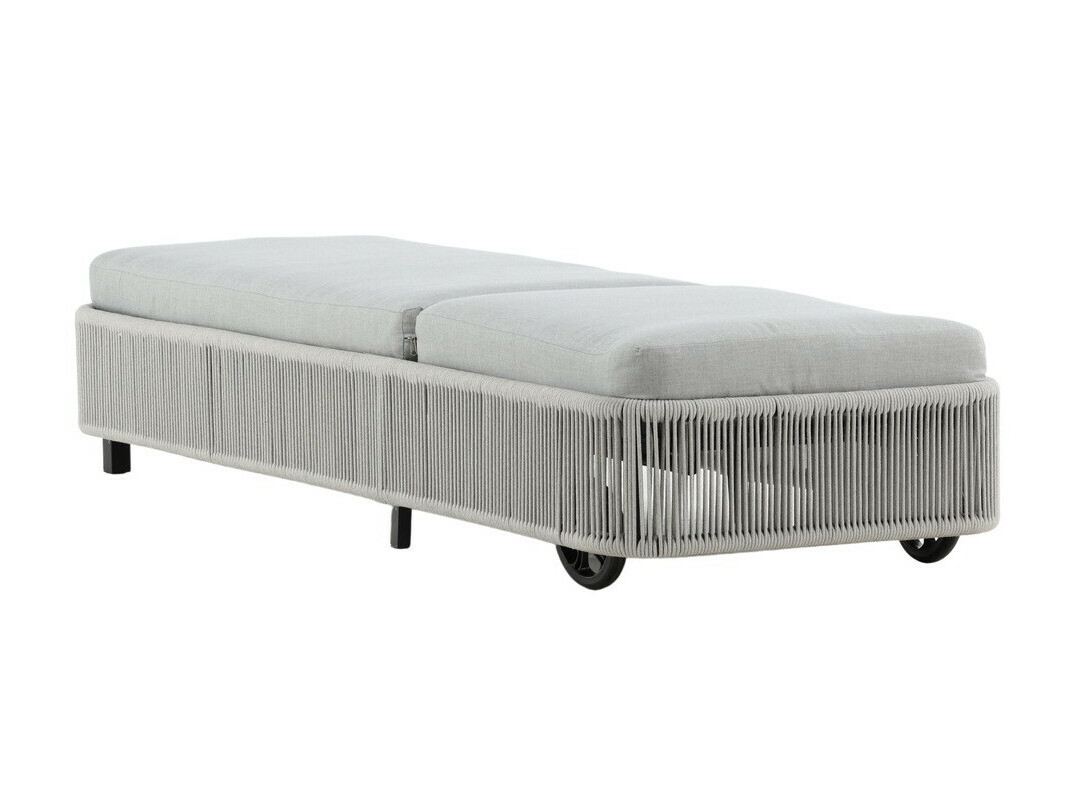 Vrtna ležaljka Dallas 2320 (Siva + Crna)