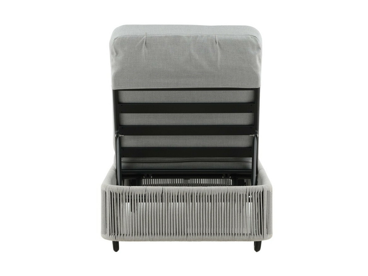 Vrtna ležaljka Dallas 2320 (Siva + Crna)