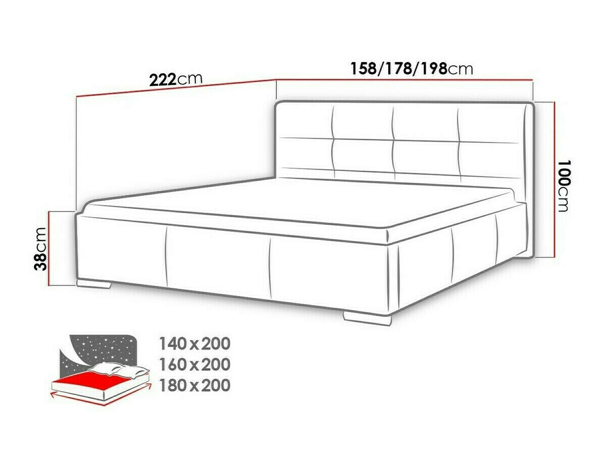 Krevet Imber (Soft 029)