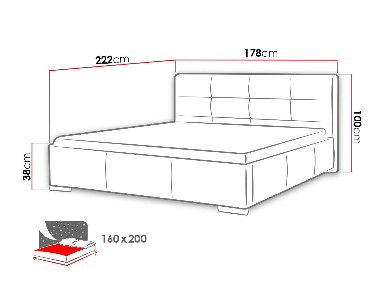 Krevet Imber (Soft 010)
