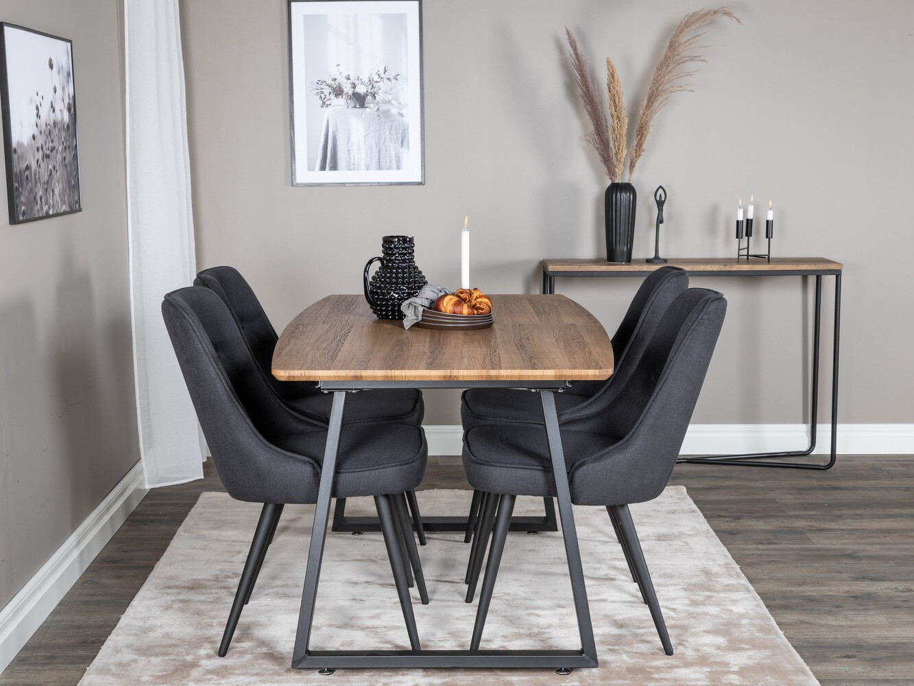 Blagovaonski set Dallas 332 (Crna)