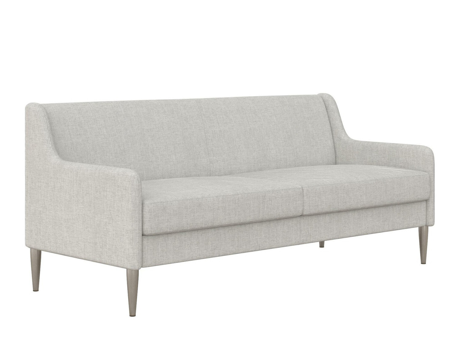 Sofa CosmoLiving by Cosmopolitan 124 (Svijetlo siva + Srebro)