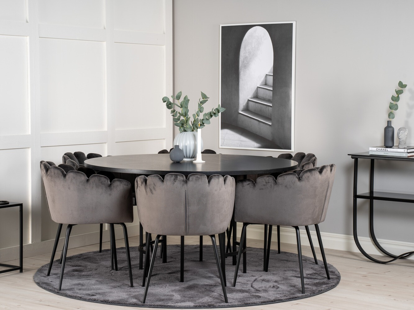 Blagovaonski set Dallas 312 (Siva + Crna)