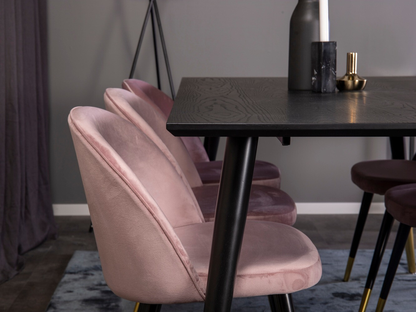 Blagovaonski set Dallas 346 (Ružičasta + Crna)