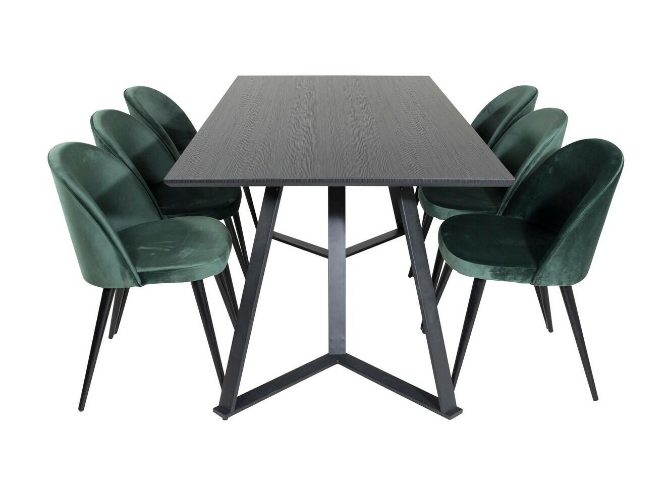 Blagovaonski set Dallas 360 (Zelena + Crna)