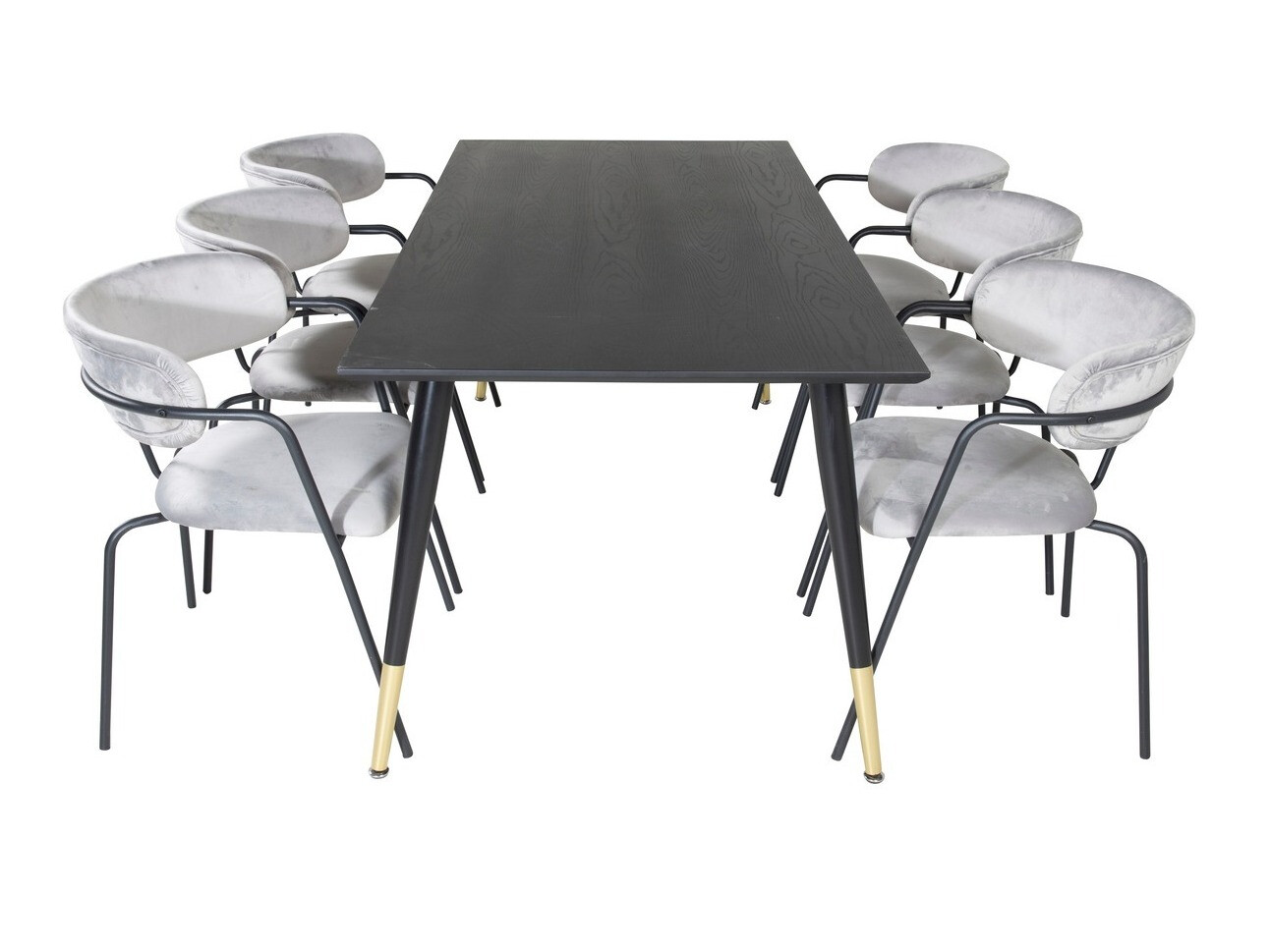 Blagovaonski set Dallas 1258 (Siva + Crna)