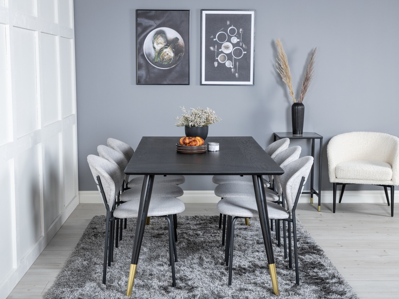 Blagovaonski set Dallas 1260 (Siva + Crna)