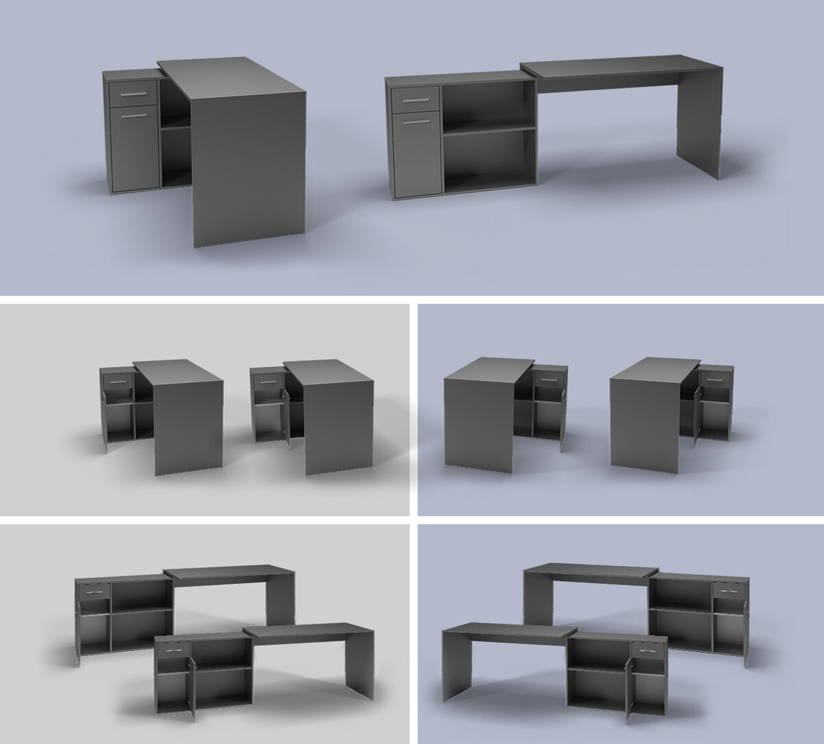 Kutni uredski stol Affectus