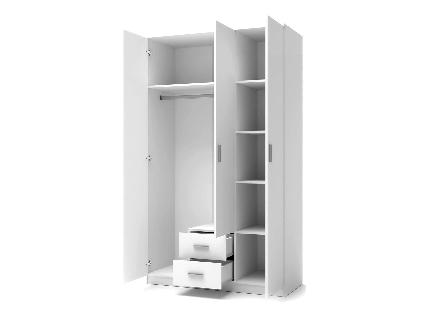 Ormar Cirveso 113 (Sonoma hrast + Sjajno bijela)