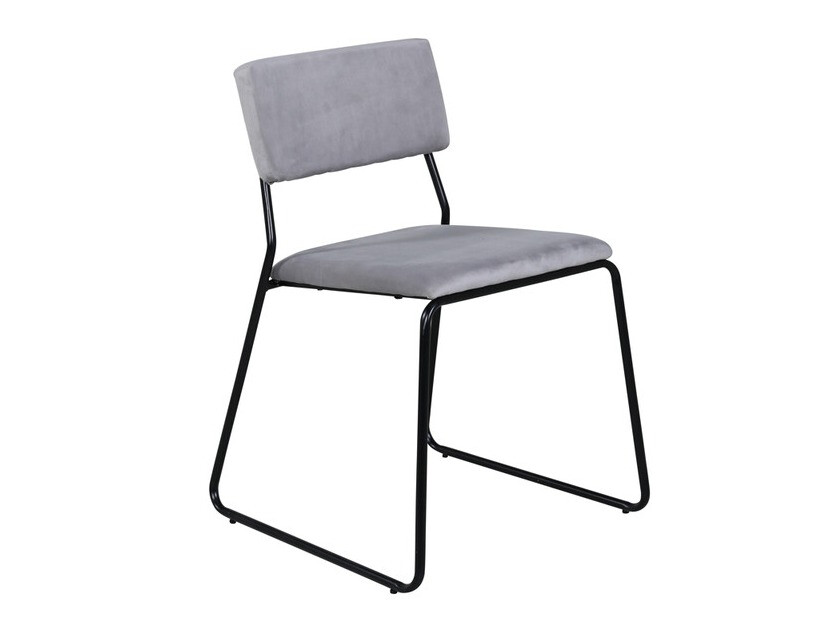 Stolica Dallas 2613 (Svijetlo siva + Crna)