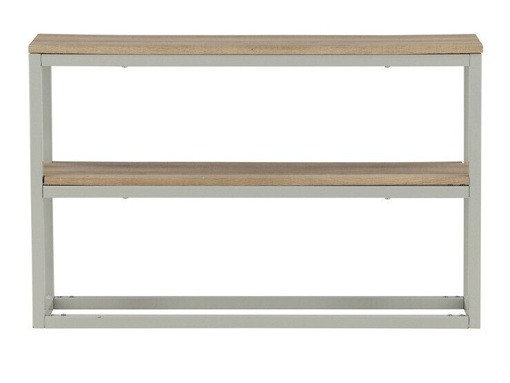 Konzolni stolić Dallas 2521 (Svijetlo drvo + Siva)