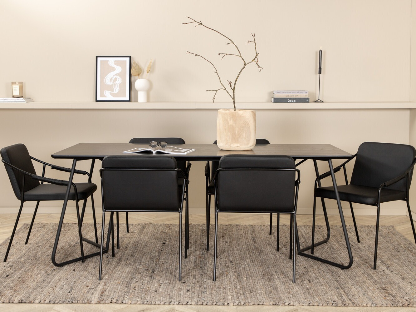 Blagovaonski set Dallas 2720 (Crna)