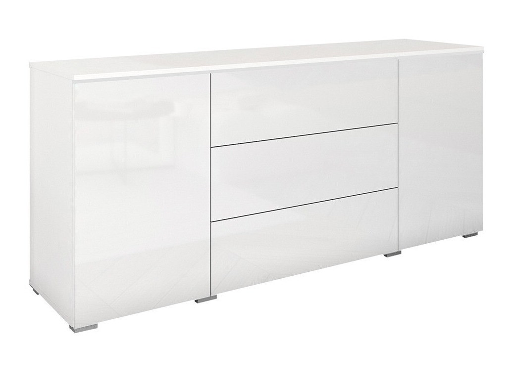 Komoda Mirfivo 102 (Bijela + Sjajno bijela)