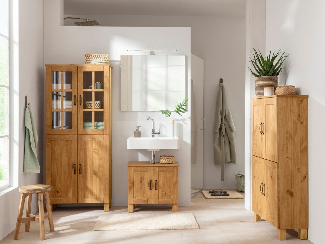 Samostojeći kupaonski ormarić Ophlevu 100 (Bor)