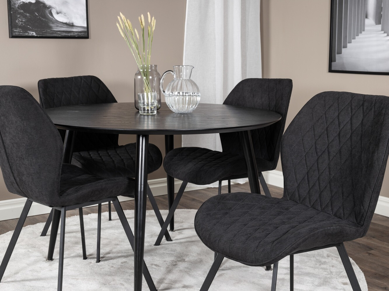 Blagovaonski set Dallas 1562 (Crna)