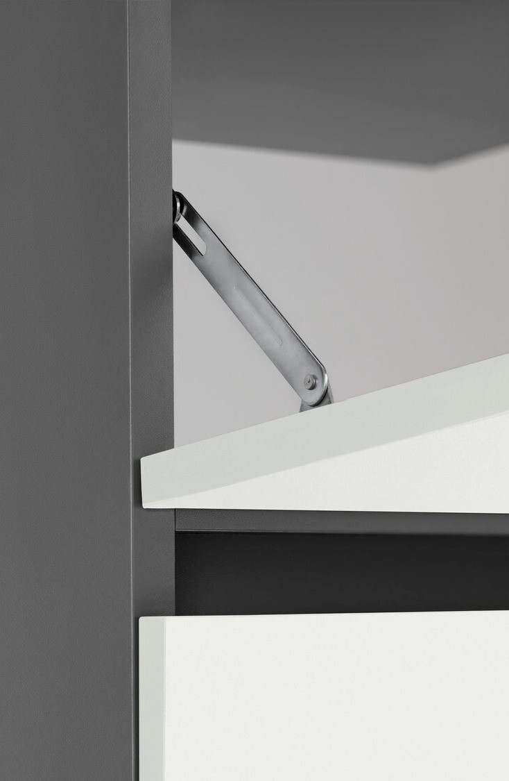 Samostojeći kupaonski ormarić za umivaonik Soncamu 109 (Bijela + Antracit)