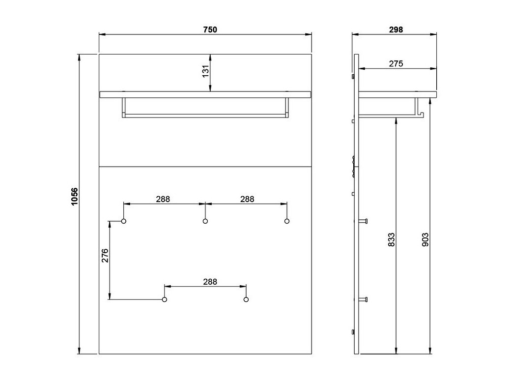 Vješalica Salciro 102