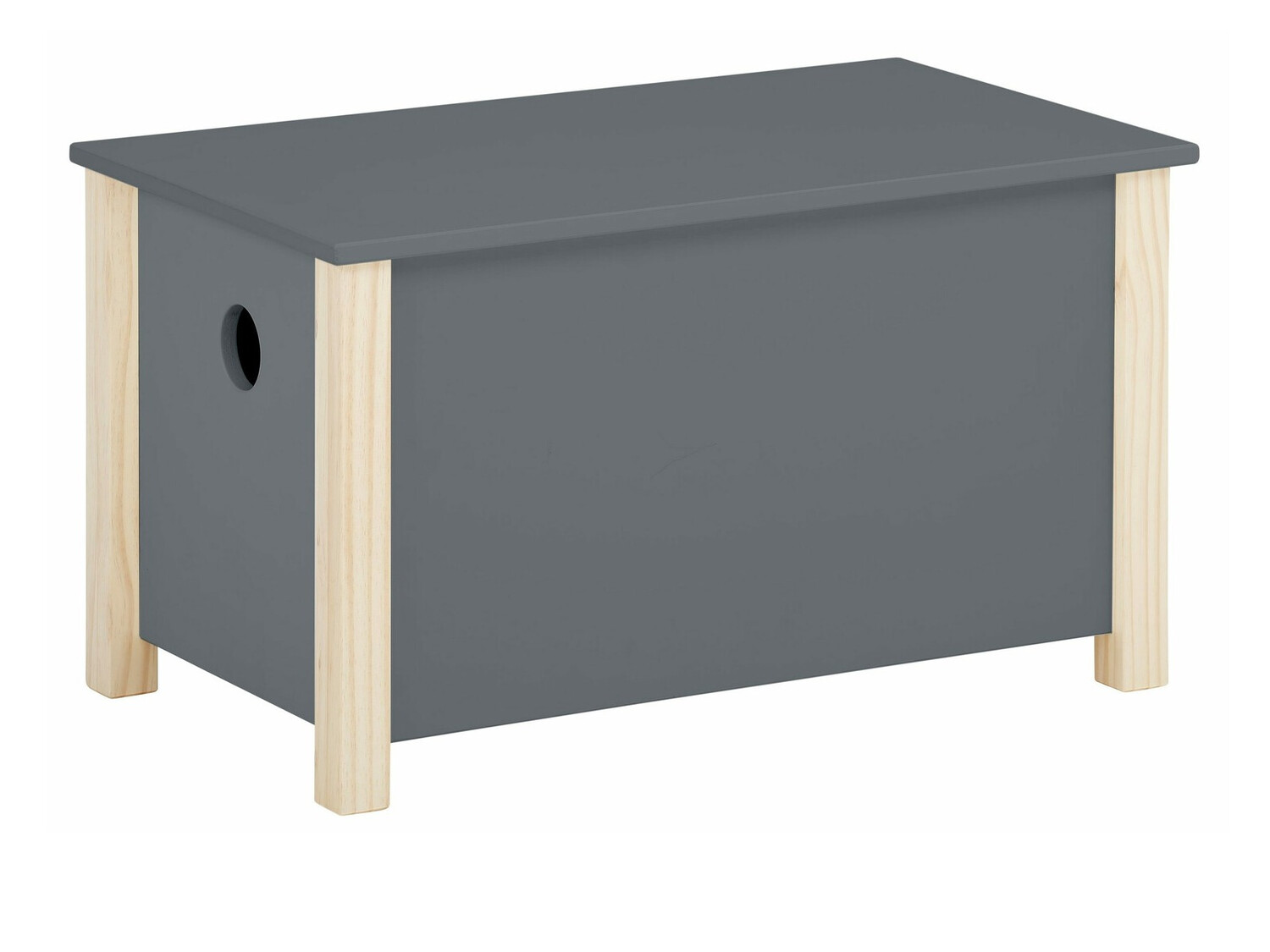 Kutija za pohranu Fenmele 108 (Siva + Svijetlo drvo)