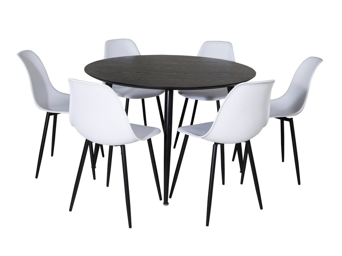 Blagovaonski set Dallas 1563 (Bijela + Crna)