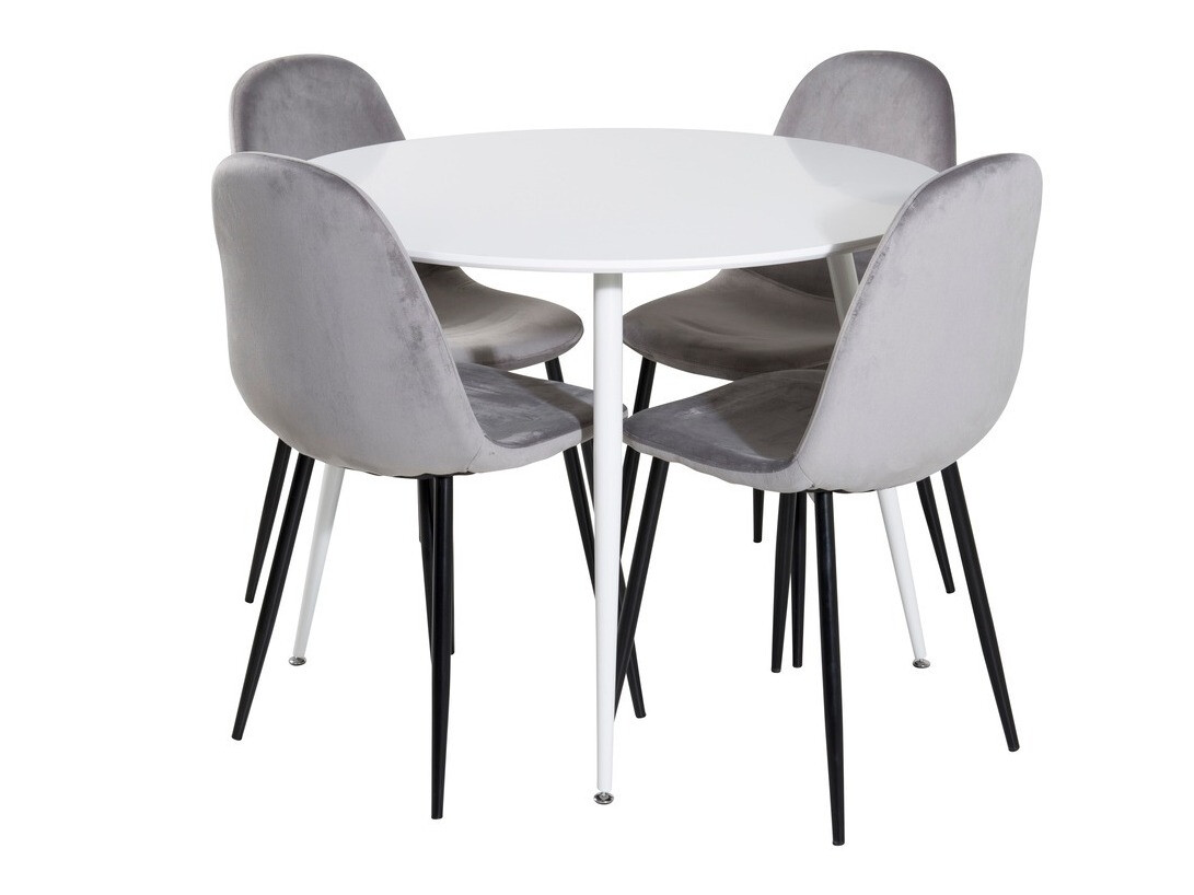 Blagovaonski set Dallas 1581 (Siva + Crna)