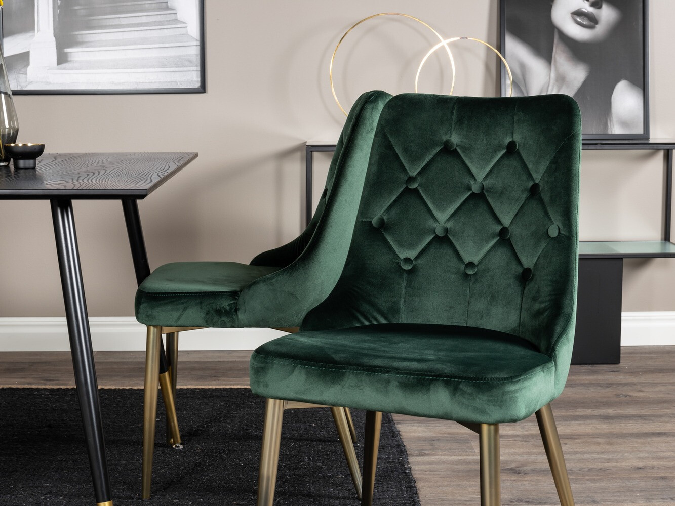 Blagovaonski set Dallas 1673 (Zelena + zlatna)